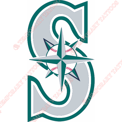 Seattle Mariners Customize Temporary Tattoos Stickers NO.1909